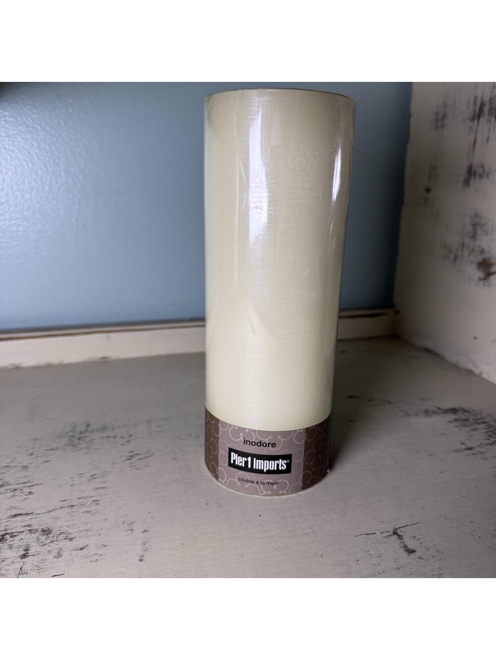 Pier 1 imports 3”x8” Candle Inodore Scent